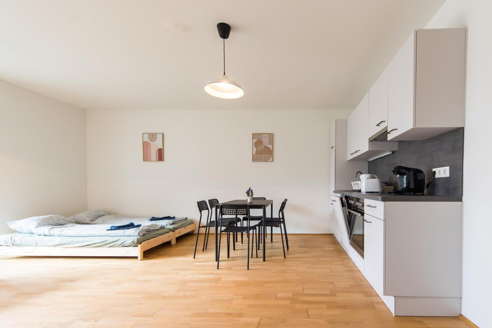 Muzeta Graz - Eco-Friendly Parkview Holiday Apartments In Graz'S Smart City Buitenkant foto