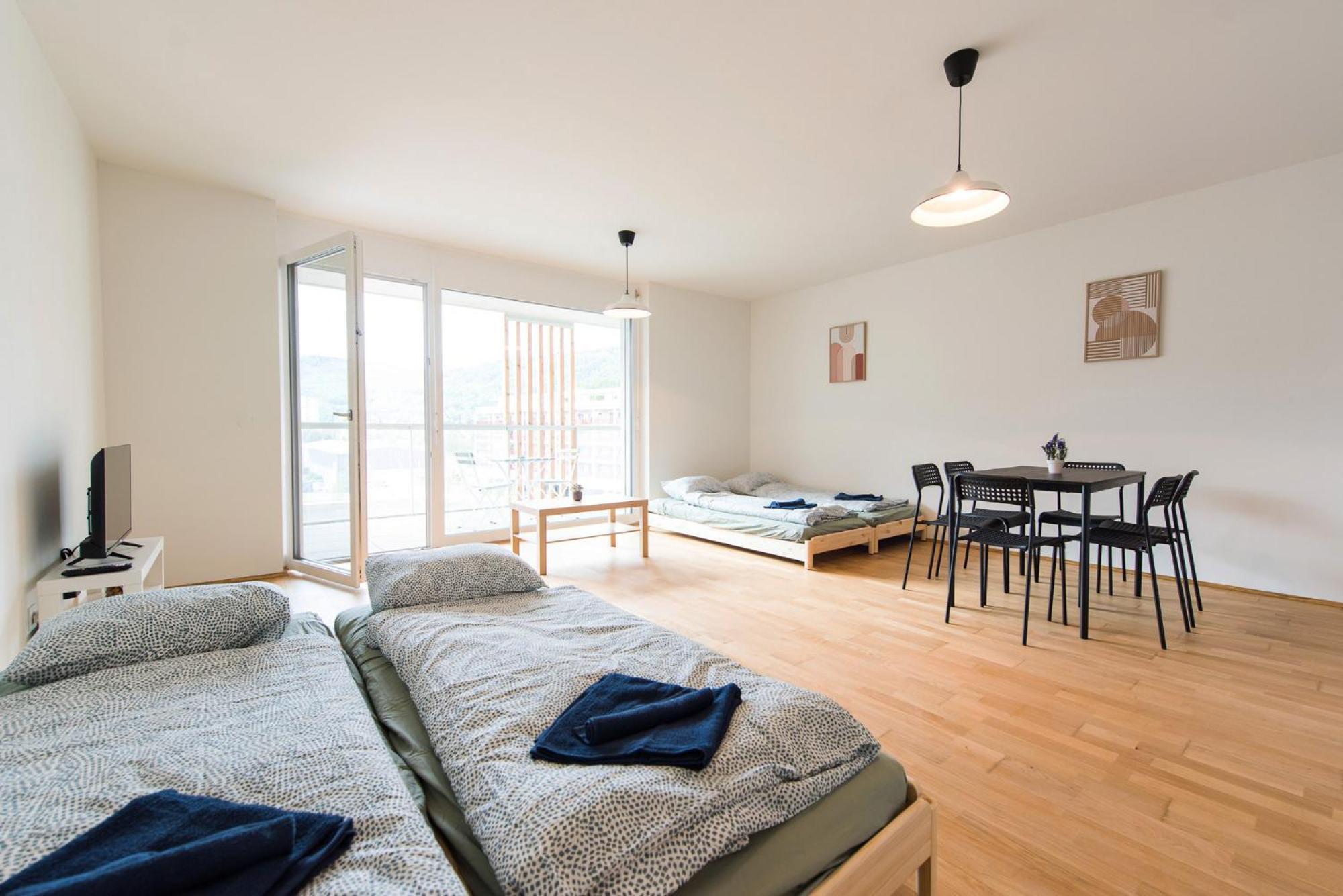 Muzeta Graz - Eco-Friendly Parkview Holiday Apartments In Graz'S Smart City Buitenkant foto